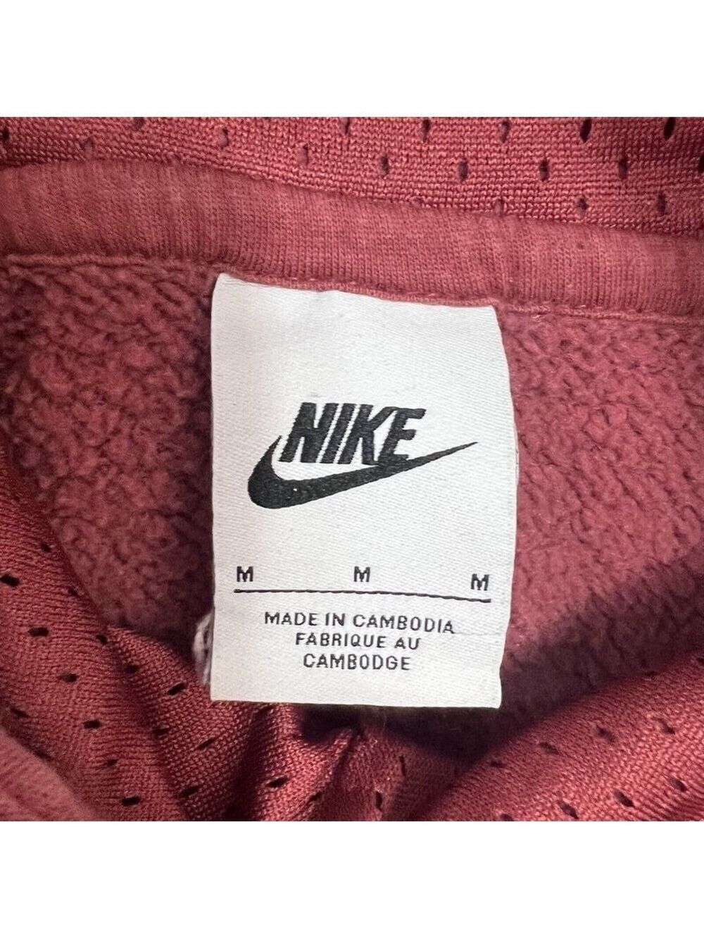 Nike Air Hoodie Mens Medium Pullover Get Over Your Fear of Heights Logo - Picture 10 of 12